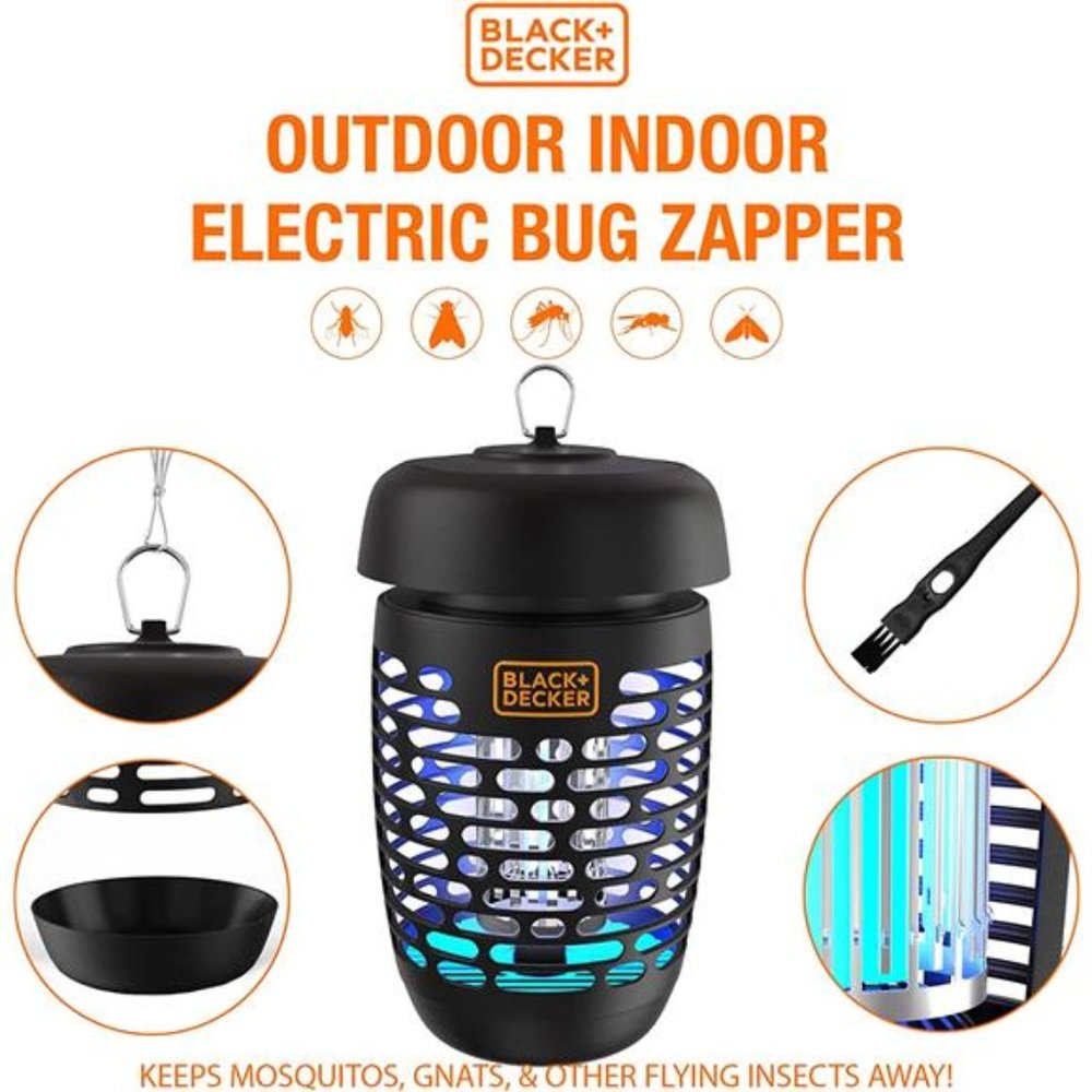 BLACK+DECKER Bug Zapper Electric Lantern with Insect Tray - Picture 2 of 6